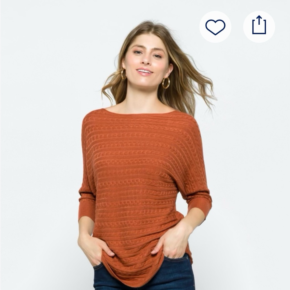 Gorgeous dolman sleeve sweater.